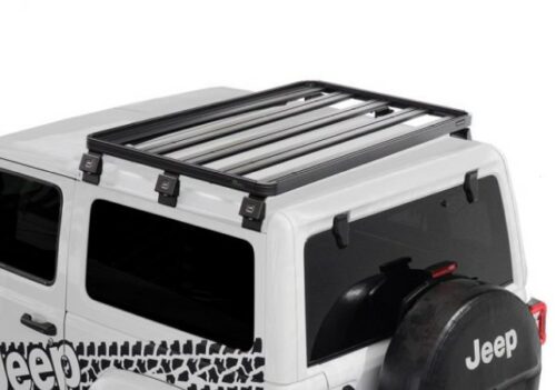 Jeep Wrangler JL 2dr Hard Top 2018 - on Front Runner Slimline II 1/2 Roof Rack (KRJW026T) - Image 2