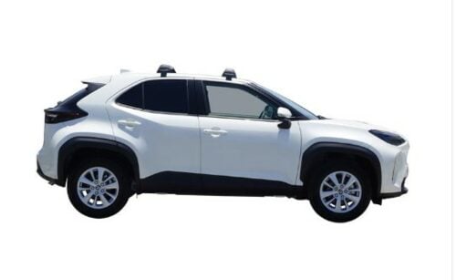 Toyota Yaris Cross 5 door SUV 11/2020 - on Yakima Silver Flush Bars (2) (S24Y/K1194) - Image 4