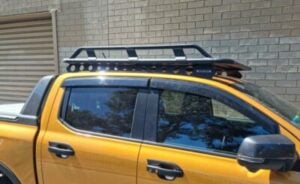 Volkswagen Amarok May 2023on (with factory rails) Pioneer Tradie Platform with Backbone (1528x1236mm) (45100B/RFRB3) - Image 2