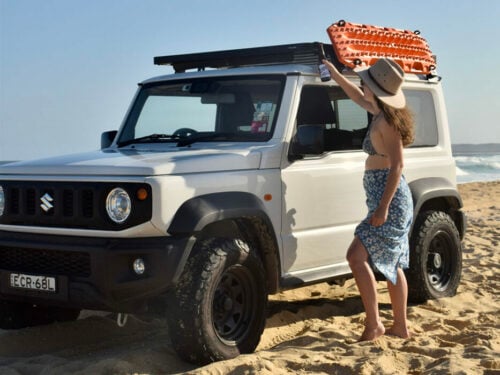Suzuki Jimny 2dr (2018-Current) Slimline II Roof Rack / Tall - by Front Runner (KRSJ005T) - Image 2