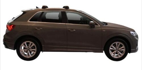 VW Passat Alltrack with Flush Rails 2016on Silver Yakima Roof Racks (pr) (S15Y/K1000) - Image 4