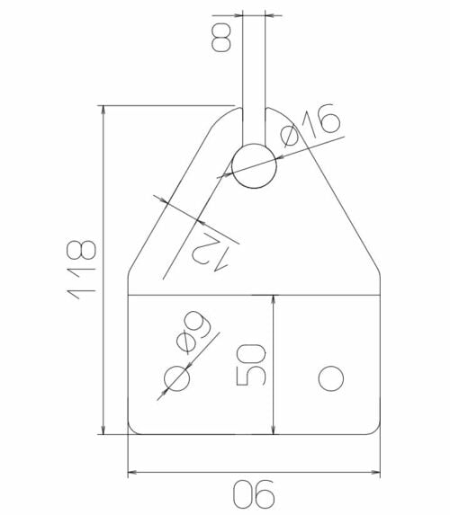 Antenna, Work Light and Sand Flag Bracket (SAB) - Image 10