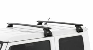 Nissan Patrol GU 12/97-04/17 Rhino-Rack Vortex Black Roof Racks (3 bars) (JA2565) - Image 2