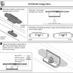Rhino-Rack RCP55-BK Base Kit to suit Dodge Nitro (x4)