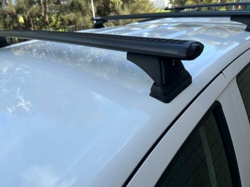 LDV T60 Dual Cab Oct 2017on (no rails) Pad Mounted Rhino-Rack Vortex Roof Racks (pr) - Image 4