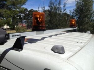 Truck Roof Rack Light Bar 2400mm, 110mm tall legs - Image 2