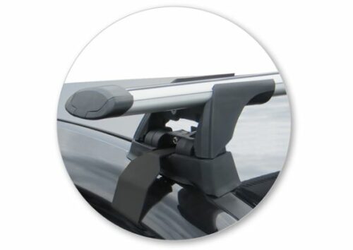 Suzuki Swift 5dr Hatch 06/2017onwards Yakima Silver Through Bar Roof Racks (pr) (S15Y/K1075) - Image 8