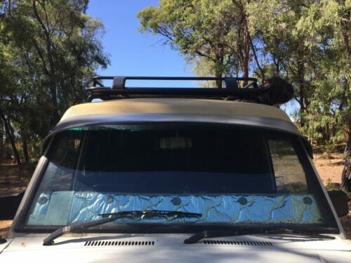 Toyota L/Cruiser Ute, 75 Series (no snorkel) HJ-FJ-HJZ 1985-1988 Solid Sunvisor - Image 5