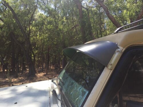 Toyota L/Cruiser Ute, 75 Series (no snorkel) HJ-FJ-HJZ 1985-1988 Solid Sunvisor - Image 9