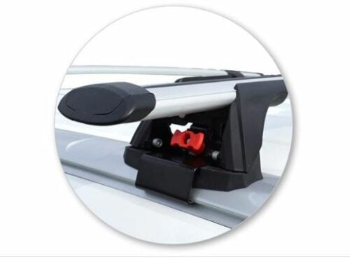 Ford Everest 2015 to 2022 Pro Rack Silver Thru Roof Racks (pr) (S17Y/K1038) - Image 5