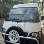 Toyota Hiace (1989 - 2005) LWB & Commuter Bus Black Windscreen Stone Protector