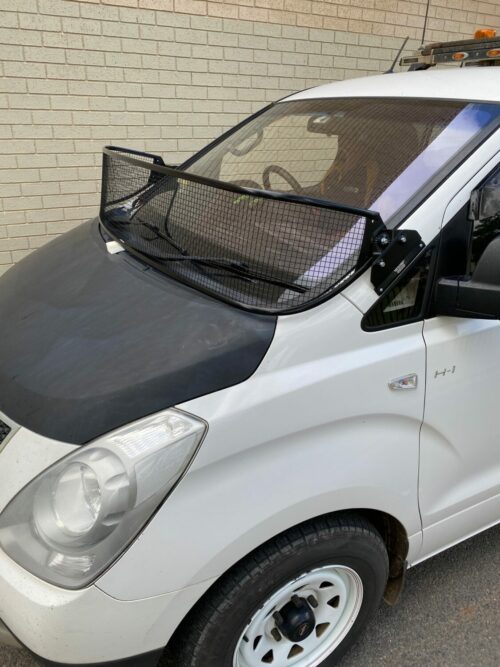 Hyundai Iload and IMax Black Windscreen Stone Guard (2008-2021) - Image 2
