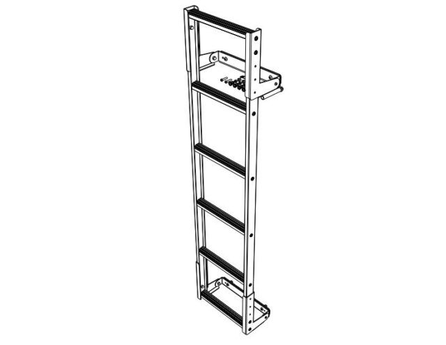 Ladde R Front Front Runner LADD019 Universal Medium (6 steps 1780mm) Rear Door Ladder ...