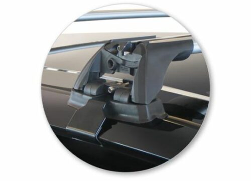 Suzuki Swift 5dr Hatch 06/2017onwards Silver Yakima Roof Racks (pr) (S4Y/K1075) - Image 2