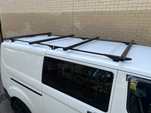 Ford Transit Custom Gen 1 02/14 – Current LWB 4 bar Trademax Crossbars (4bar) - Roof Rack World