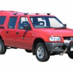 Holden Rodeo Dual Cab1998 - Feb2003 Yakima Black Thru Bars (pr) (S16Y/K102)