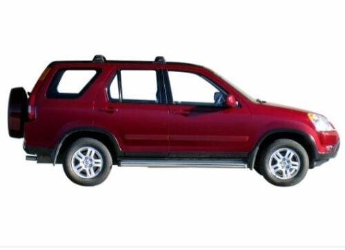 Honda CR-V Dec 2001 - Jan 2007 Pro Rack Silver Thru Bar Roof Racks (pr) (S16Y/K452) - Image 3