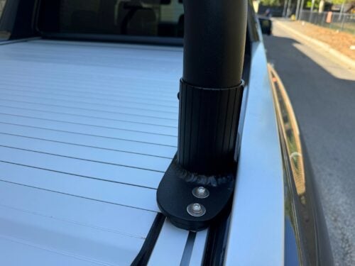 Ford Ranger Wildtrak 2022on Next Gen Rear Roller Shutter Trade Rack - Textured black - Image 6