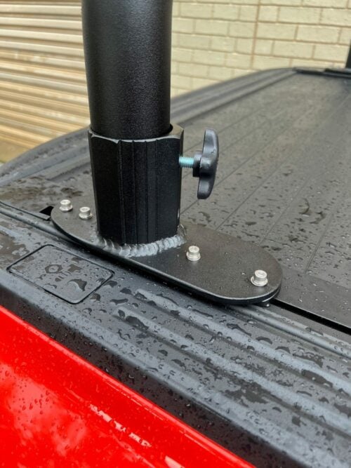 Toyota Hilux Rogue Dual Cab 2021on Rear Roller Shutter Trade Rack - Image 2