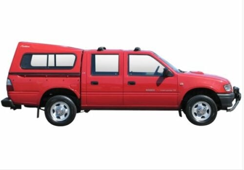 Holden Rodeo Dual Cab1998 - Feb2003 Yakima Black Thru Bars (pr) (S16Y/K102) - Image 3