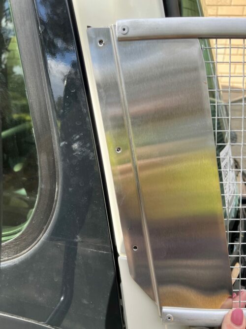 Toyota Coaster Bus 2017onward Silver Windscreen Stone Protector - Image 6