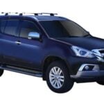 Isuzu MU-X LS-T With Roof Rails 2013-July 2021 Yakima ThruBar Silver (2) (S17Y/K710)