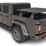 Jeep Gladiator JT with Trail Rails 2020 - on Rhino Rack Reconn-Deck Pioneer Platform (JC-01494)
