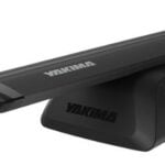 Hyundai Santa Fe 06/2018onwards (with Flush Rails) Yakima JetStream Thru Bars Black (2) (9813502/9813657/9813044)