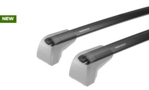 Toyota 200 Series (with raised rails) 2007-2021 Yakima JetStream FX Flush Bar Black (2) (9813703/9813703/9813074) - Image 2