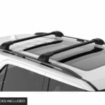Kia Sportage Oct 2021on (with raised rails) Yakima JetStream FX Flush Bar Black (2) (9813701/9813709/9813074)