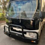 Toyota Coaster Bus 2017onward Silver Windscreen Stone Protector