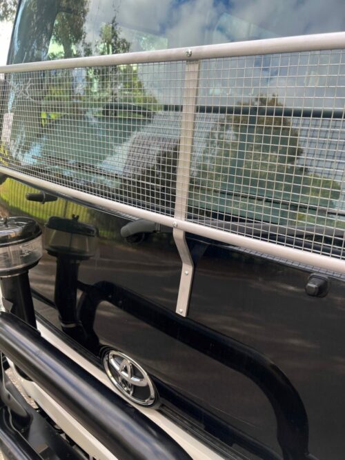 Toyota Coaster Bus 2017onwards Black Windscreen Stone Protector - Image 4