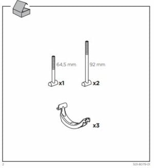 Thule ProRide SquareBar/Oval bar Adapter 889500 - Image 5