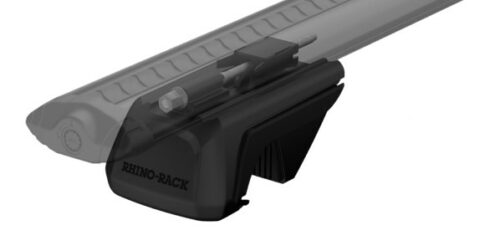 Volvo V70 wagon with roof rails 03/2008-12/2015 RX Rhino-Rack Vortex Roof Racks (pr) (JA9140) - Image 2