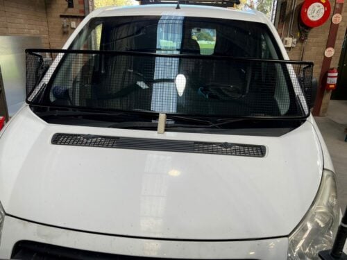 Fiat Scudo Black 300mm Windscreen Stone Protector - Image 3