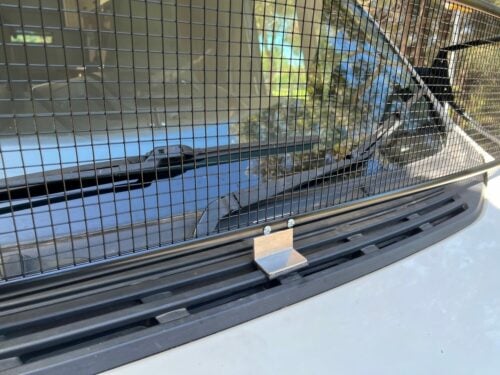 Mercedes Sprinter Black 300mm (wide cab) Windscreen Stone Protector (wide cab) - Image 3
