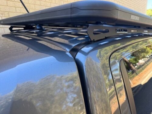 Volkswagen Amarok (with roof rails) May 2023on  Dual Cab Yakima RuggedLine Platform (1530x1240mm) (9820337/9812176) - Image 3