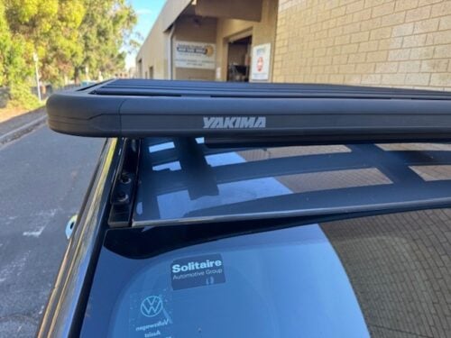 Volkswagen Amarok (with roof rails) May 2023on  Dual Cab Yakima RuggedLine Platform (1530x1240mm) (9820337/9812176) - Image 5