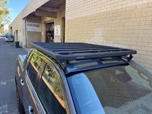 Volkswagen Amarok (with roof rails) May 2023on  Dual Cab Yakima RuggedLine Platform (1530x1240mm) (9820337/9812176) - Image 6