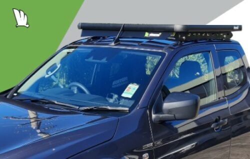 Isuzu Dmax Extra Cab 2020 – on Wedgetail Adventure Rack 1100mmx1300mm (WT-IDMAXXCAB-1113) - Image 2