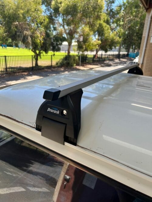 Toyota Prado 90 Series 1996 - 2003 With Gutters Pro Rack P Bars (pr) (P17/K324) - Image 2