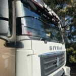 SinoTruck Sitrak 2022on Black Windscreen Stone Protector