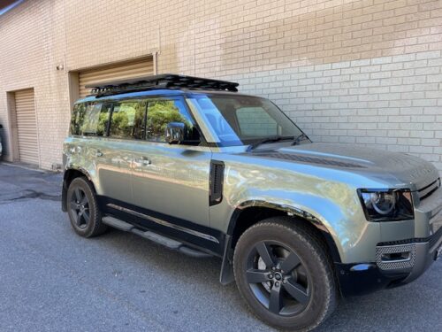 Land Rover Defender 110 2020on with factory tracks Backbone Pioneer 6 Platform (1900mmx1240mm) (JC-01693) - Image 3
