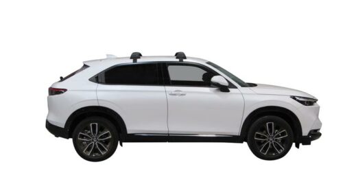 Honda HR-V  Jun 2022 on (naked roof) Flush Yakima Silver Roof Racks (S26Y/K1235) - Image 2