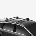 Ford Everest 2022on (with flush rails) Thule Wingbar Edge Roof racks (pr) Black (721420/721420/720600/18661)