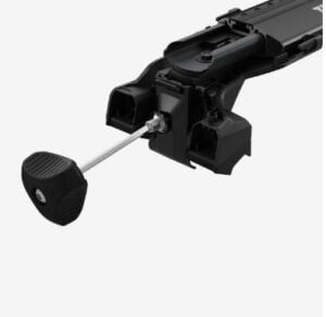 Ford Everest 2022on (with flush rails) Thule Wingbar Edge Roof racks (pr) Black (721420/721420/720600/18661) - Image 2