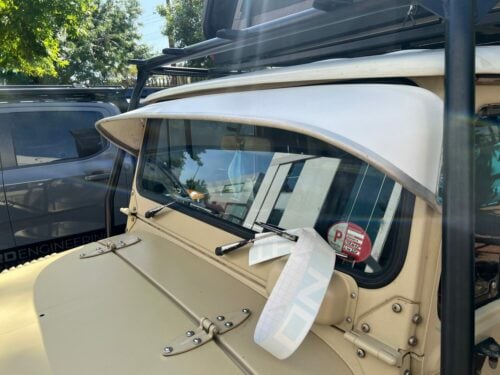 Toyota L/Cruiser FJ40-45 HJ47 1967-1984 Solid Sunvisor - Image 4