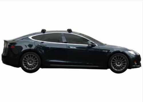 Tesla Model S 5dr Hatch 2012-July 2019 Yakima ThruBar Black (2) (S17YB/K930) - Image 3