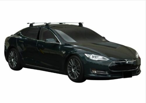 Tesla Model S 5dr Hatch 2012-July 2019 Yakima ThruBar Black (2) (S17YB/K930) - Image 4