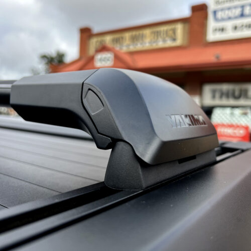 Toyota Hilux Rogue 2021 on Rear Cargo Racks Yakima Skyline FX Black Flush Mounted bars (pr) (9813706/9813034/9813801) - Image 2